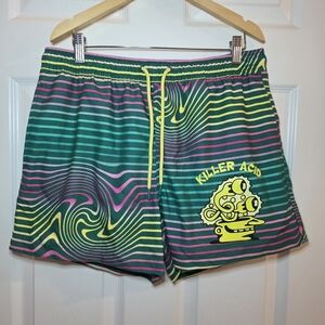 Killer Acid Magic Vortex Board Shorts Sz M